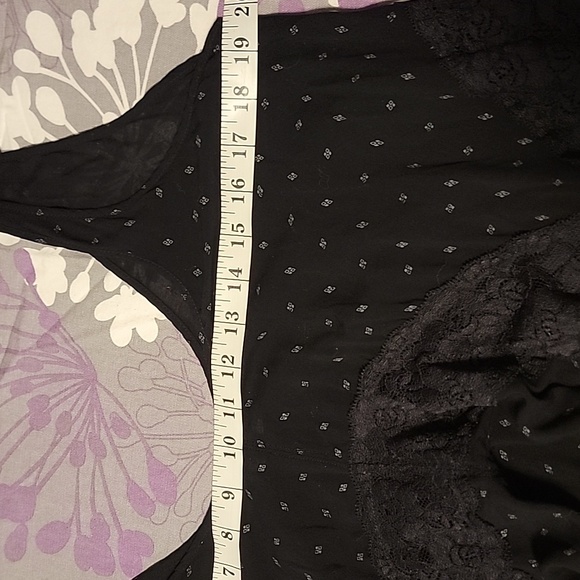 Free People She Swings Blk Lace Slip  XS - Picture 8 of 9